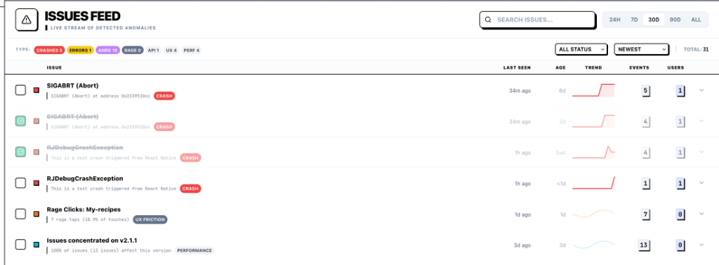 Live Incident Stream